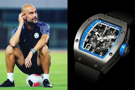 pep guardiola richard mille blue|pep guardiola football watch.